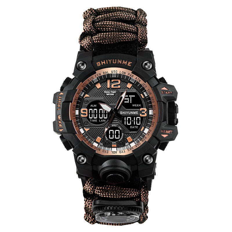 Survival Men Sports Watch With Outdoor Compass In Top Luxury Brand G Style Military Digital Watches Waterproof 50M relogio masculino