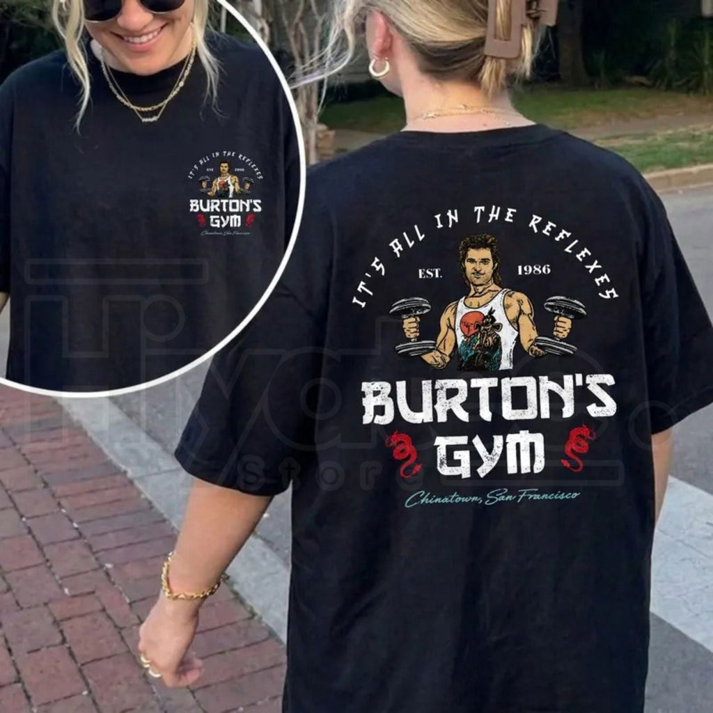 Vintage Big Trouble In Little China T-Shirt – It's All In The Reflexes Front & Back Print Tee