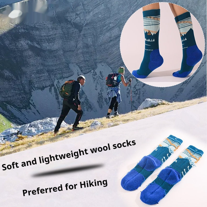 Thickened Terry Outdoor Hiking Socks For Women