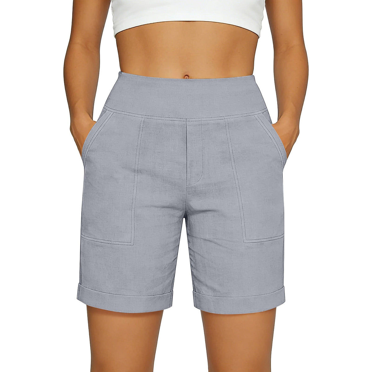 Womens Loose-fitting Breathable Straight-leg Lounge Pants