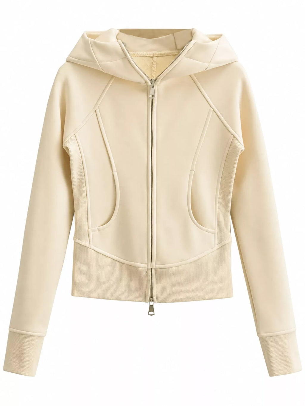Slim-Fit Full-Zip Hoodie