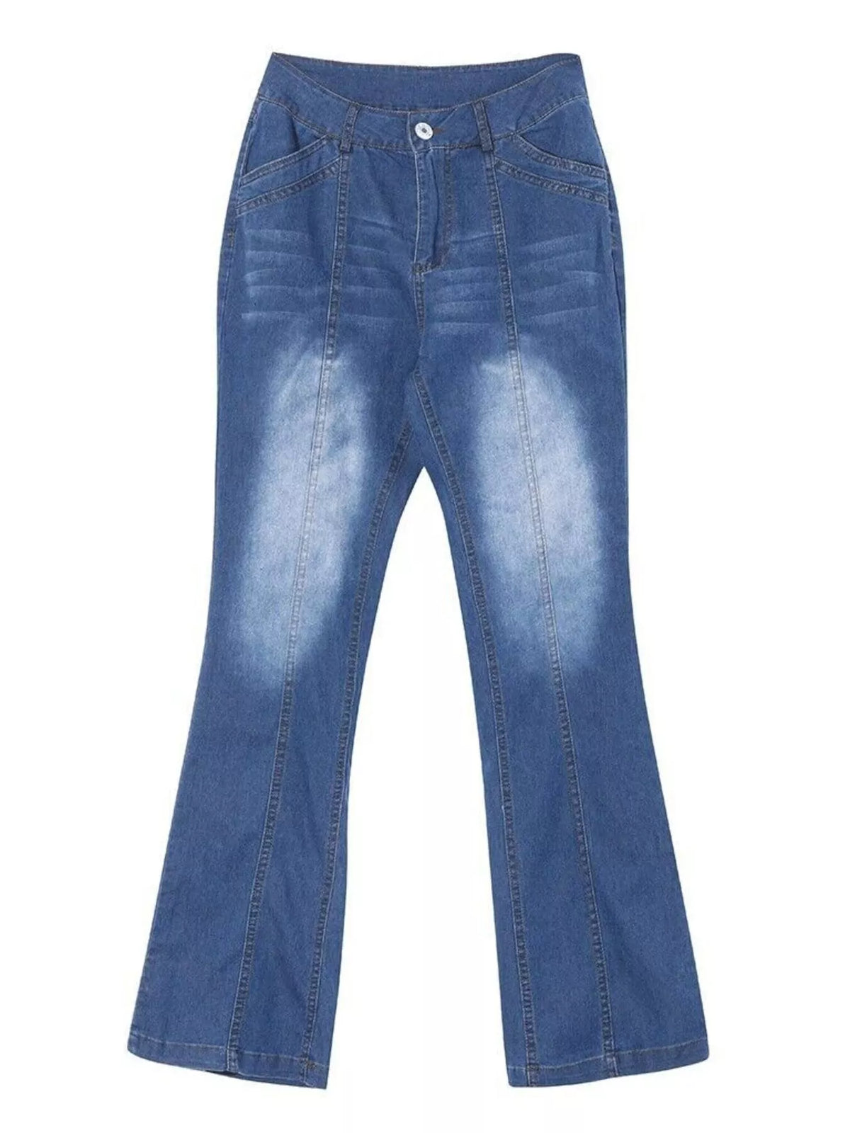 Mid-Rise Bootcut Jeans