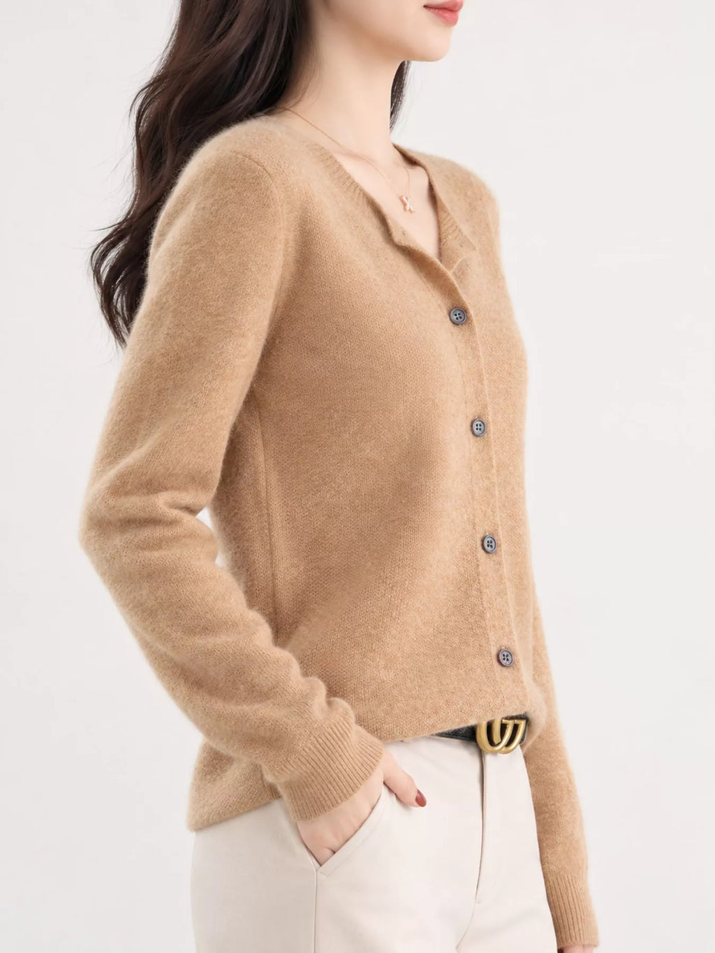 Button-Down Long Sleeve Cardigan