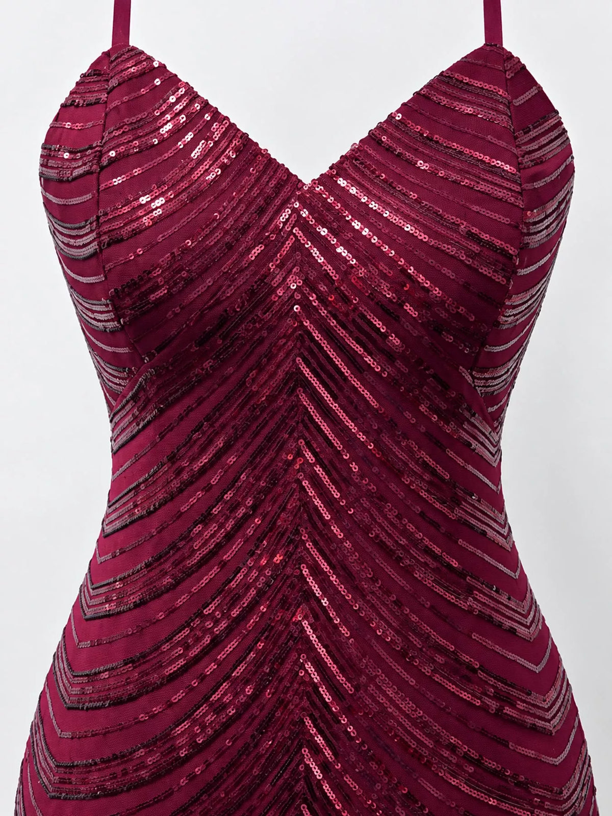 Sleeveless Sequin Embellished Bodycon Mini Cami Dress