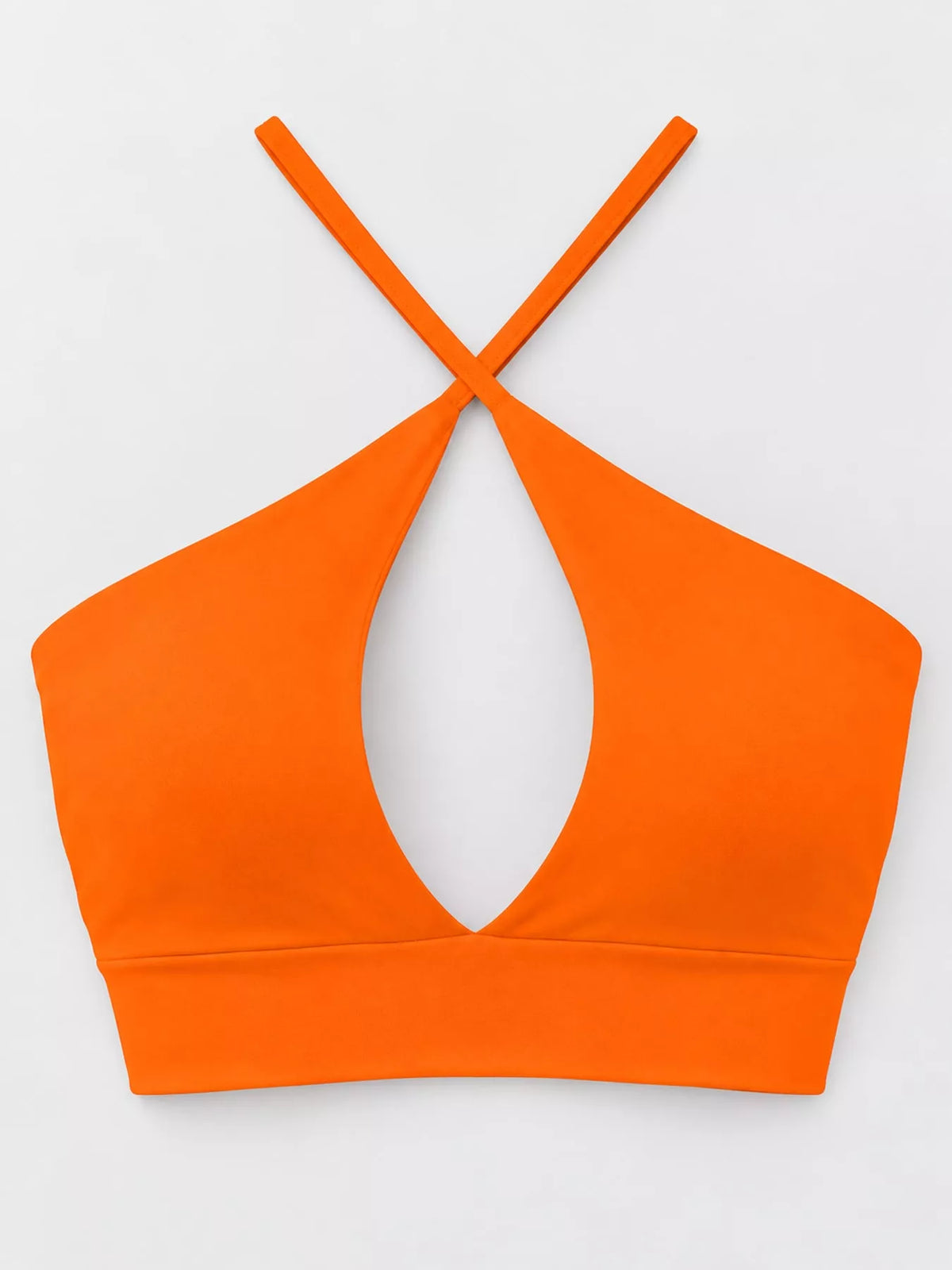 Halter Neck Cut-Out Crop Cami