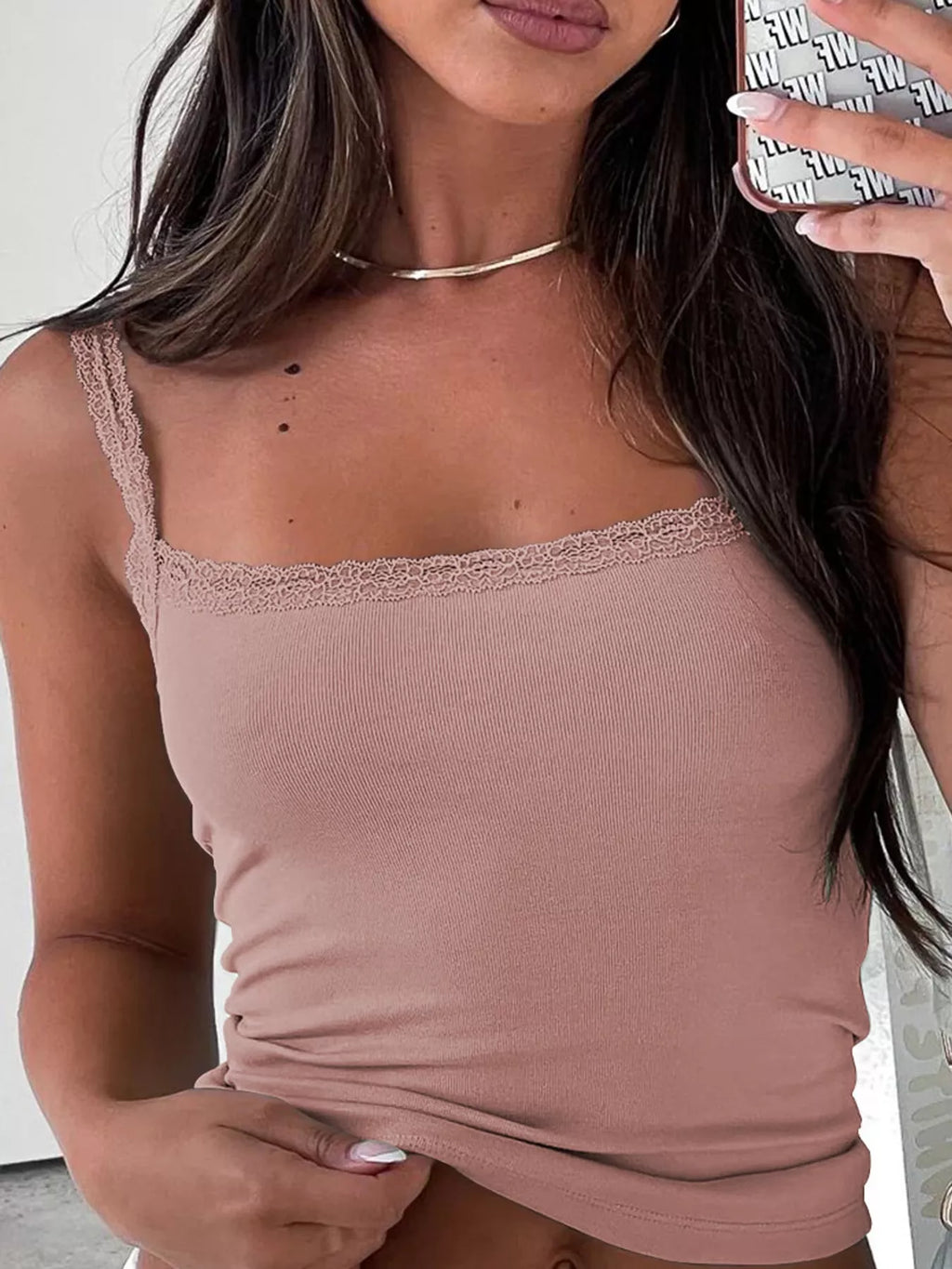 Lace Detail Cami Top
