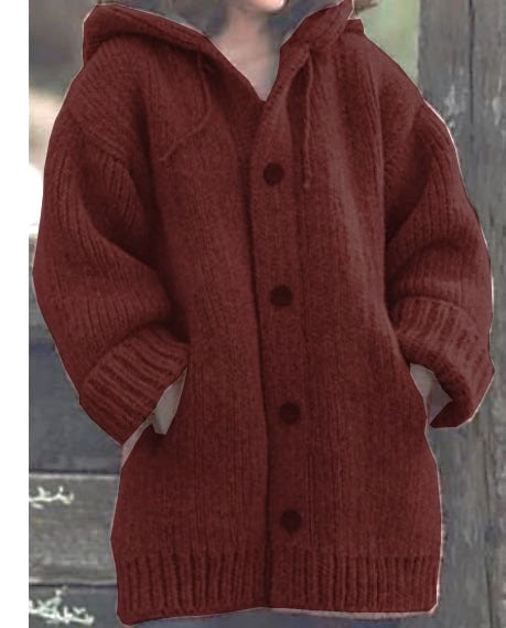 Warm sweater coat