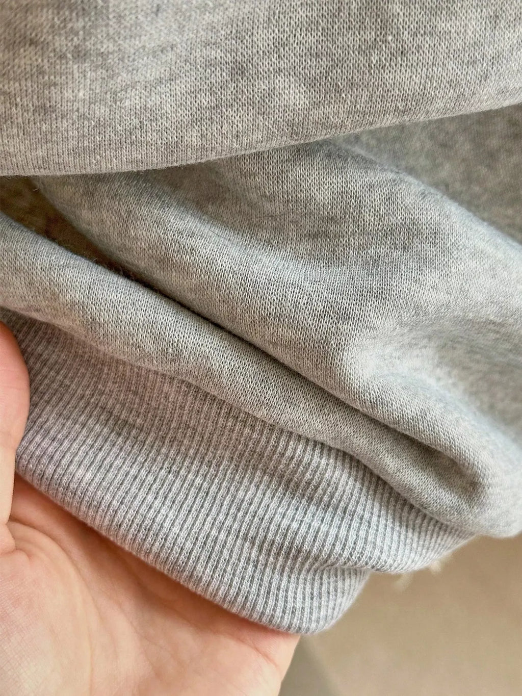 Quarter-Zip Dropped Shoulder Sweatshirt