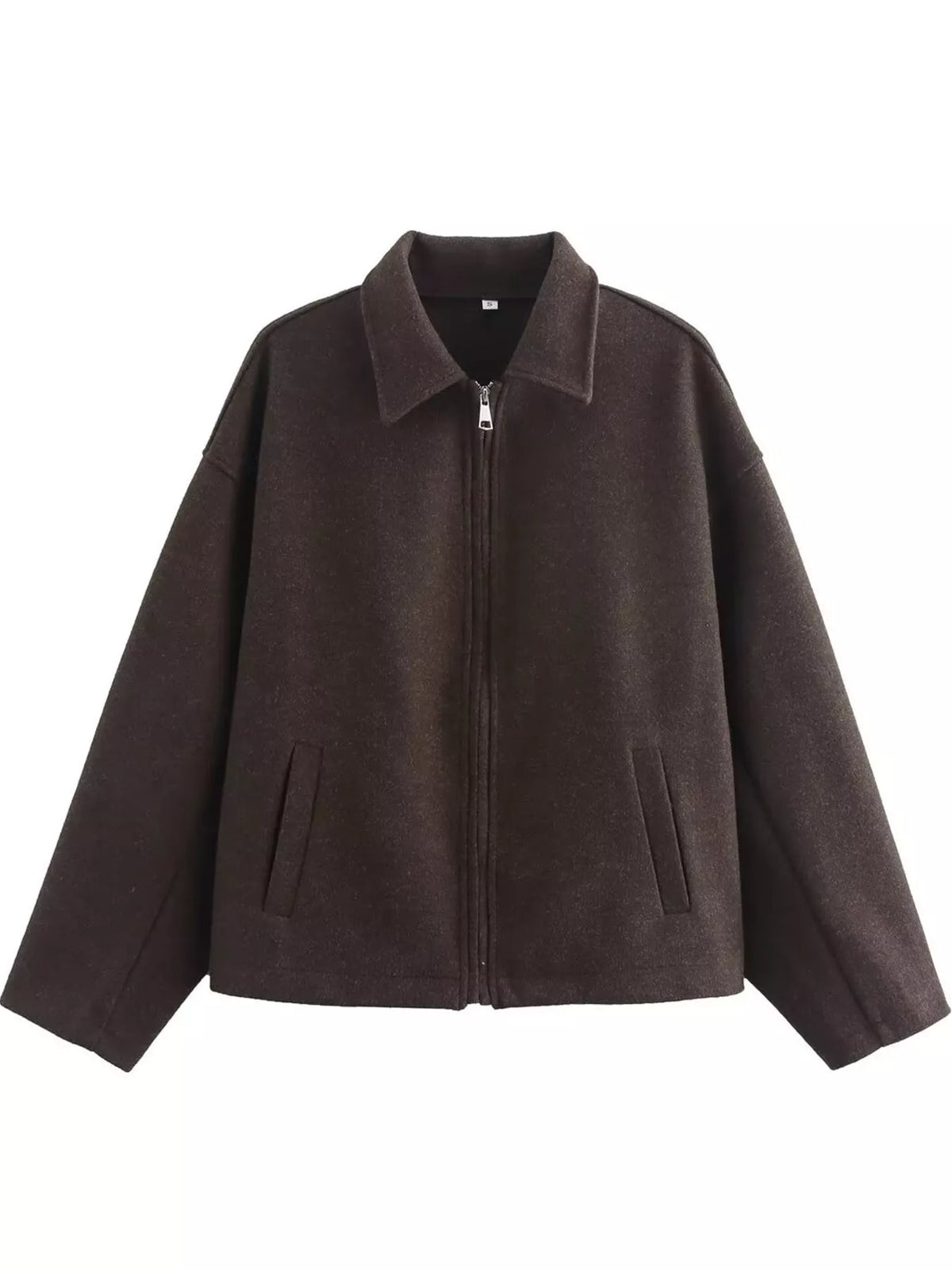 Zip Up Cropped Jacket