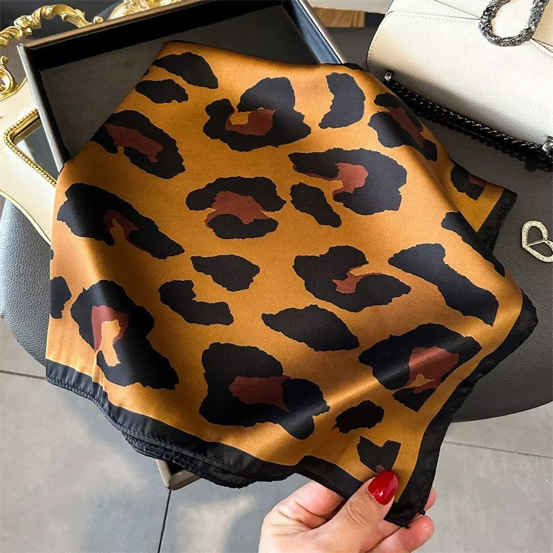 Square Scarf Womens Fashionable Small Neckerchief 70cm
