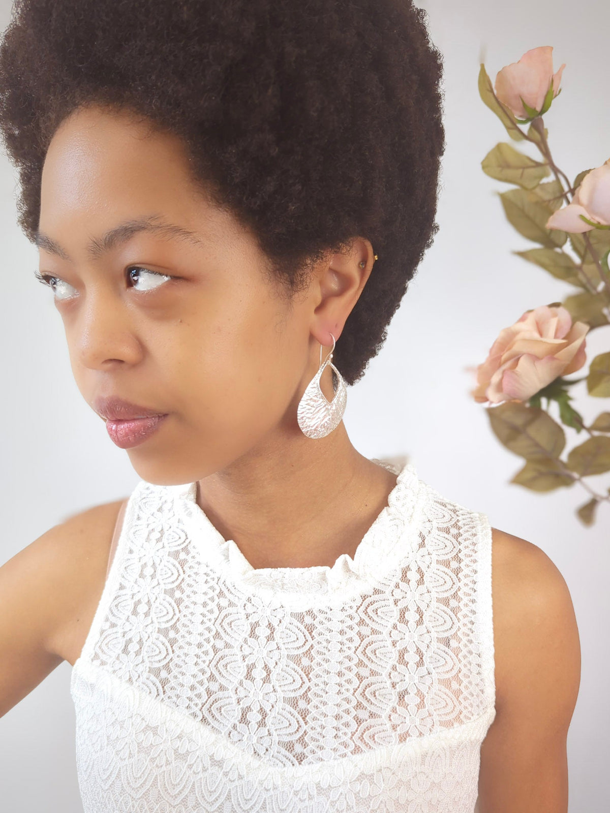 Camelia Drop Earrings