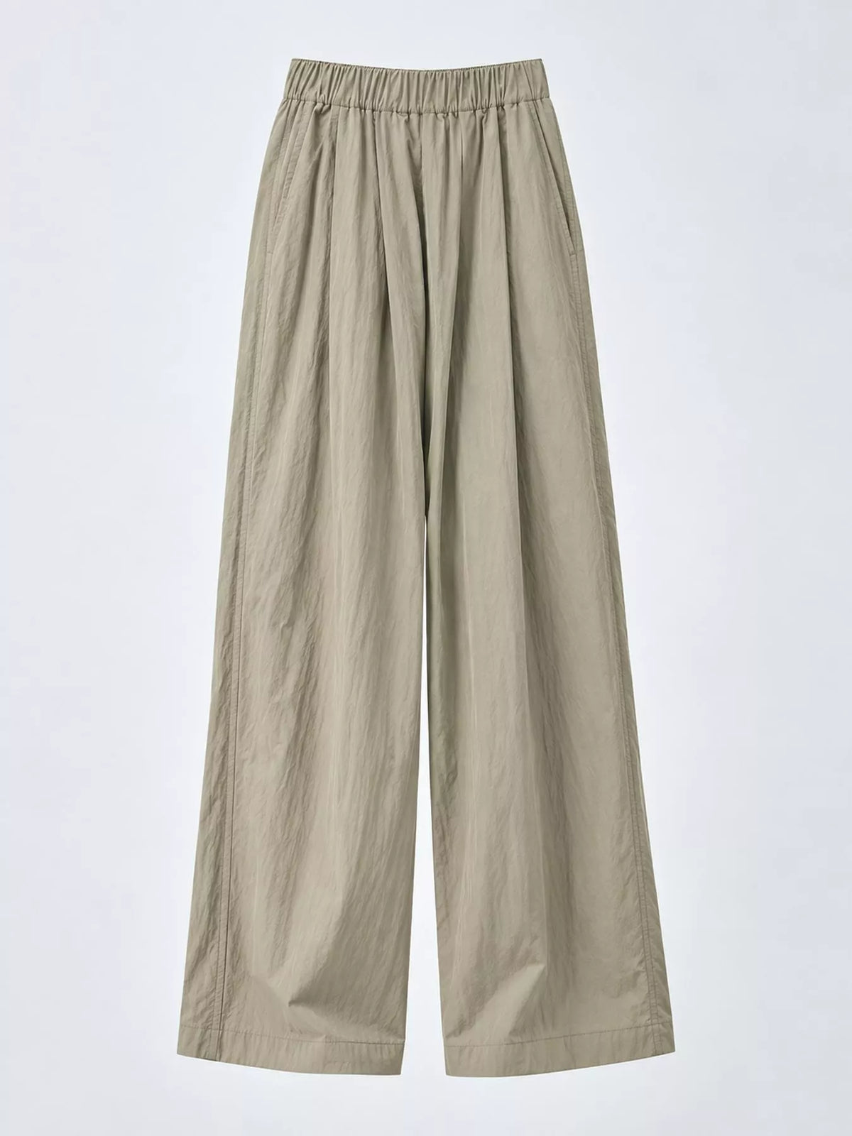 High-Waisted Loose Fit Wide-Leg Casual Pants