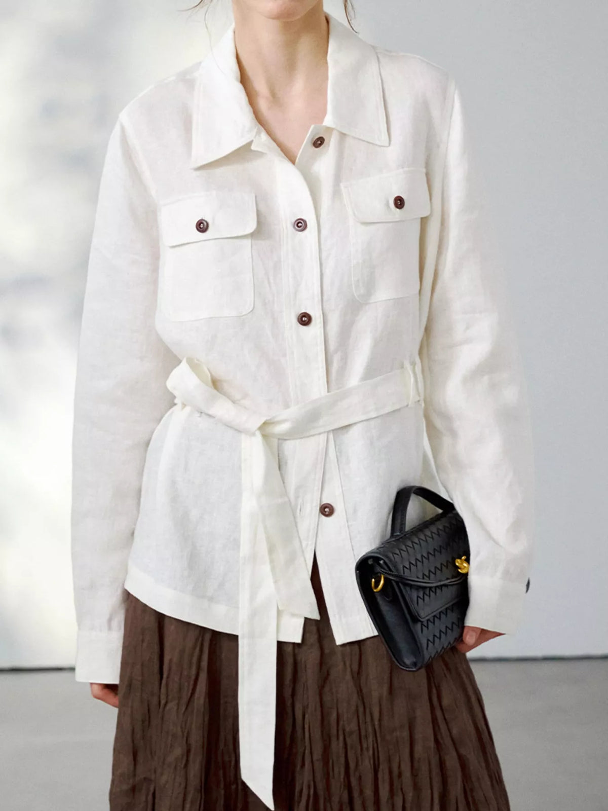 Button Up Long Sleeve Shacket