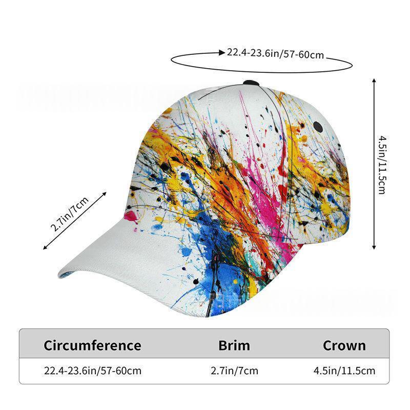 Creative 3D Digital-Print Baseball Cap