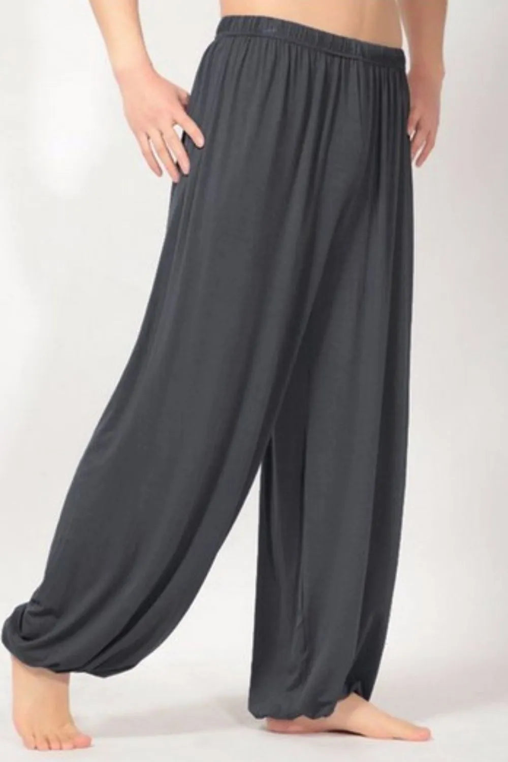 Men's Full Size Elastic Waist Pants Plus Size