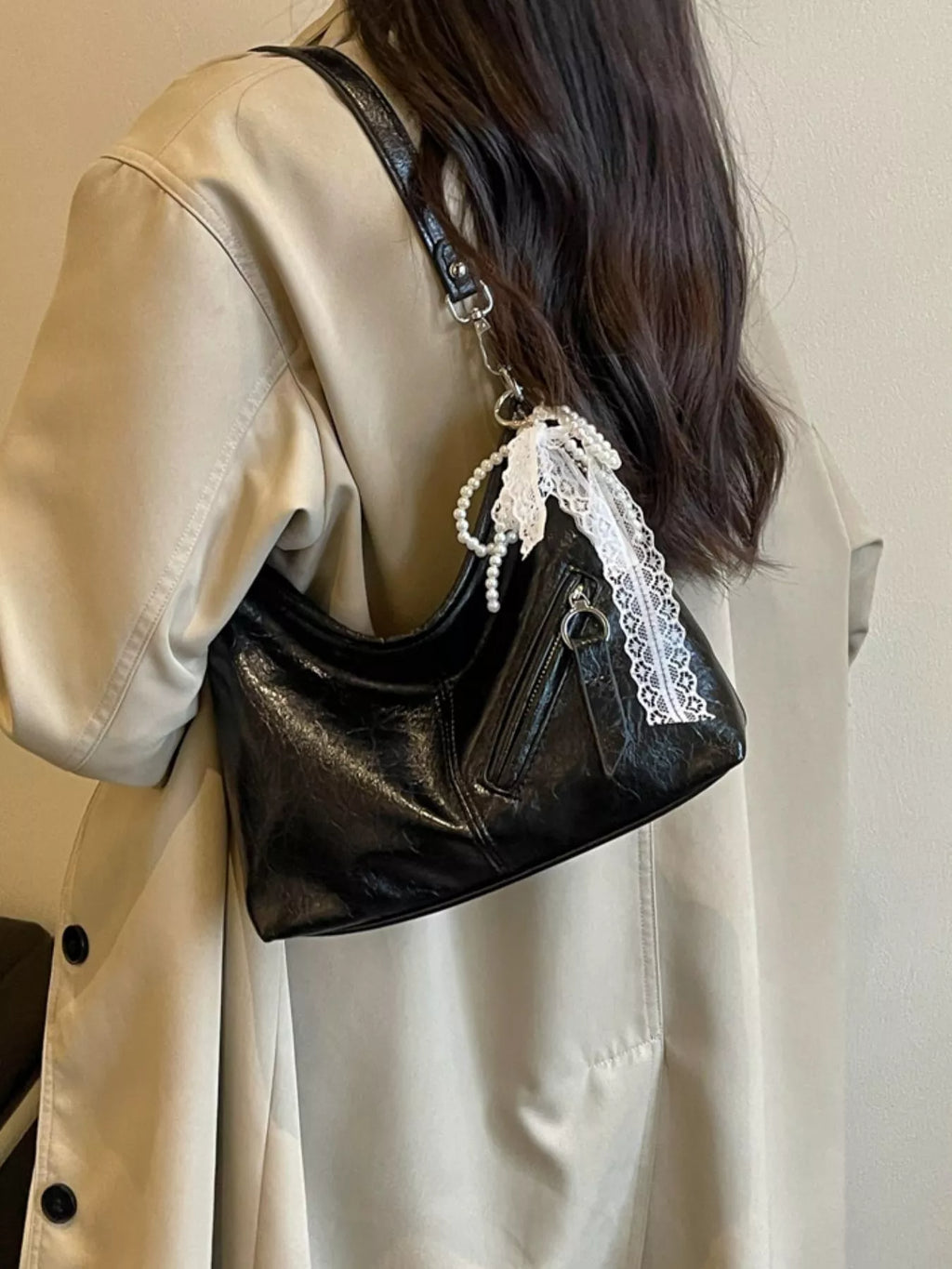 PU Leather Shoulder Bag