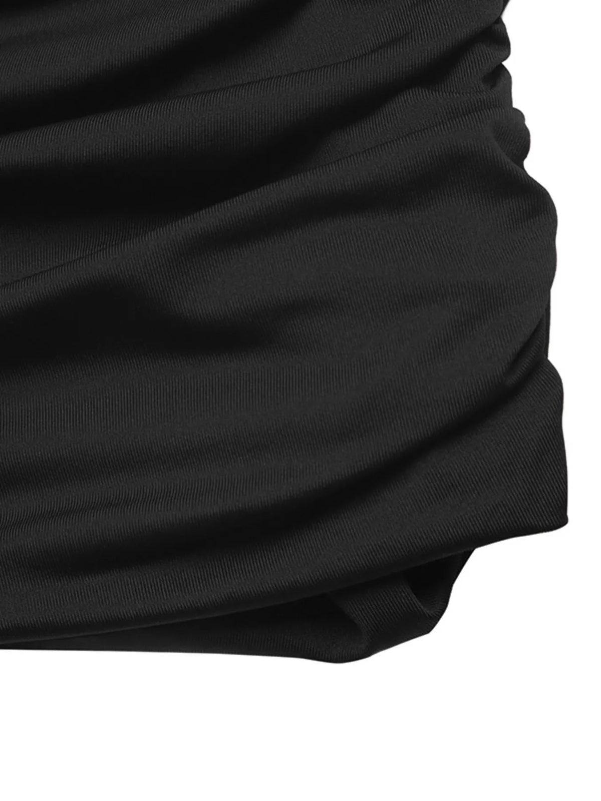 Button Front Flounce Sleeve Bodycon Shirt Dress