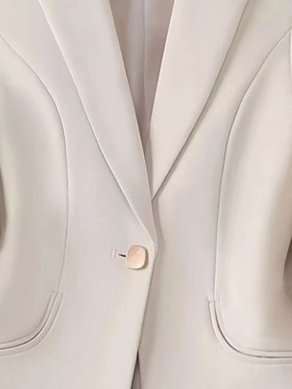Slim-Fit Single-Button Blazer