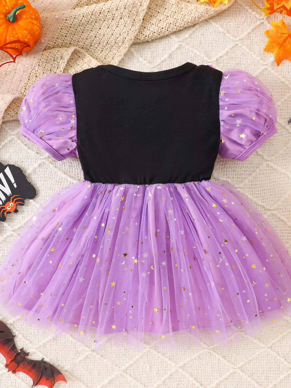 Children's Halloween 'BOO Crew' Ghost Graphic Tulle Tutu Dress