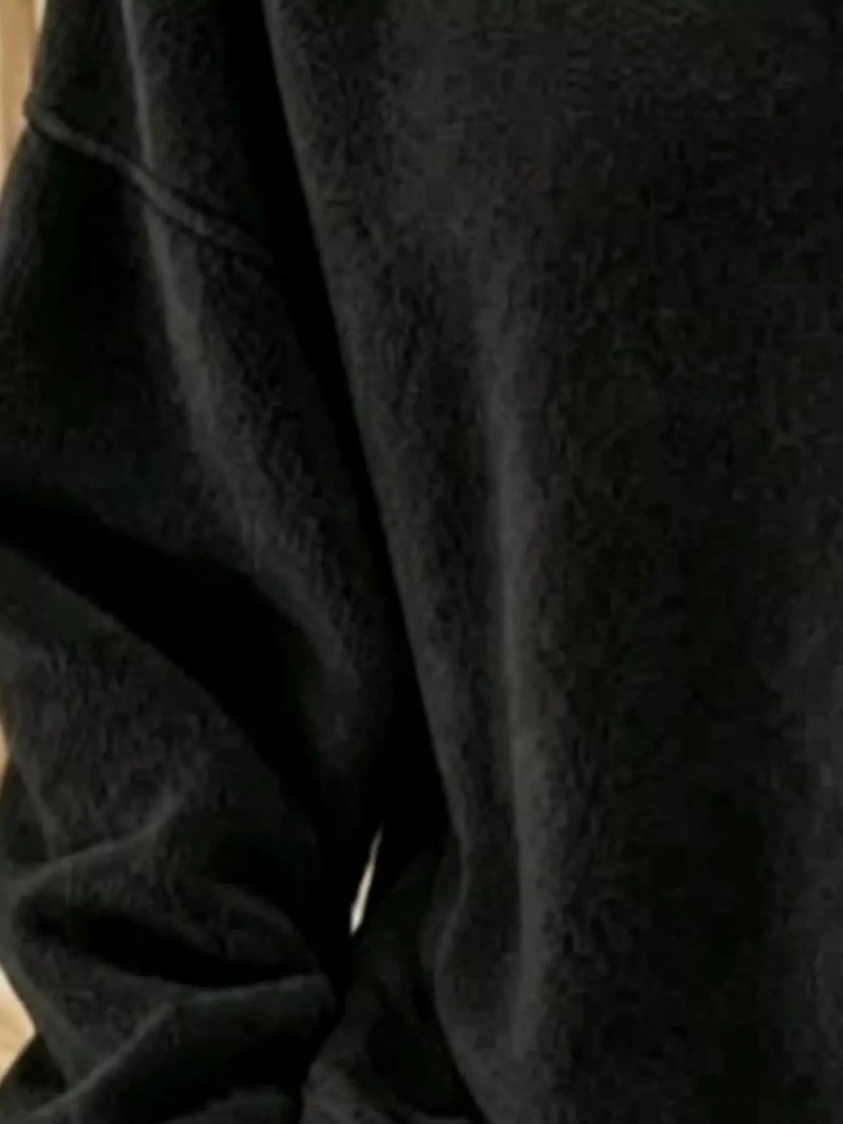 Button Detail Dropped Shoulder Sweatshirt