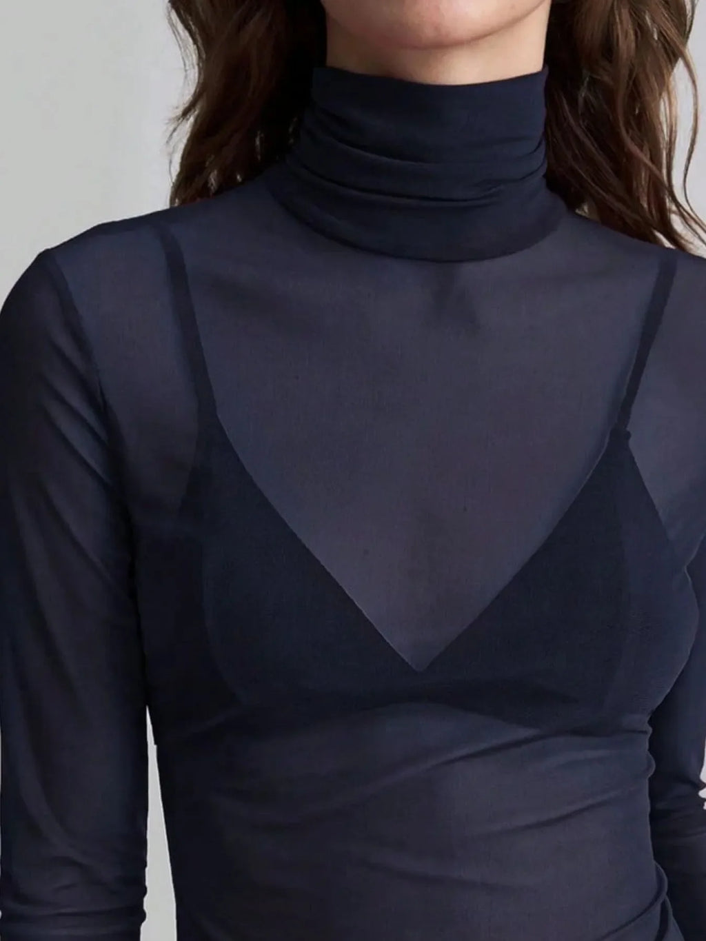 Turtleneck Long Sleeve Top