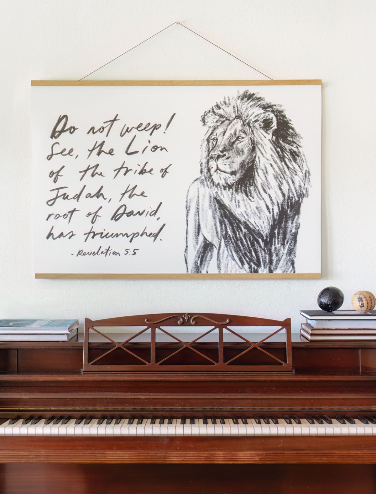 Horizontal Poster: Lion of the Tribe, 40x30