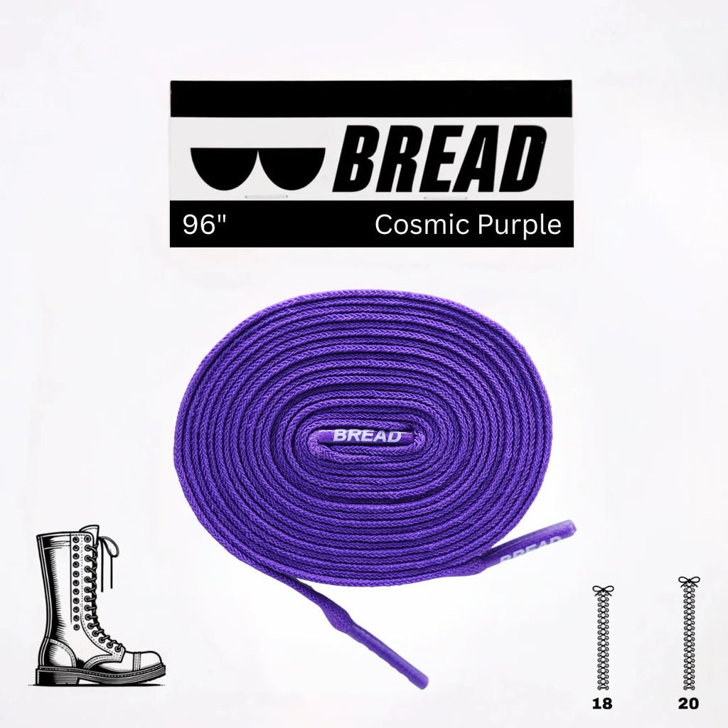 Cosmic Purple Bread Laces