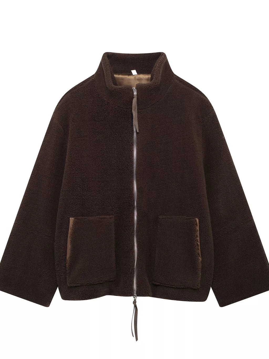 Sherpa Zip-Up Outerwear