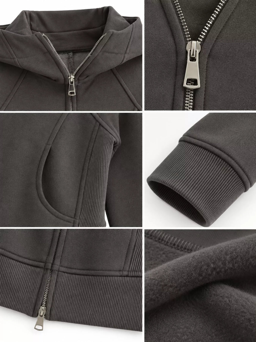 Slim-Fit Full-Zip Hoodie