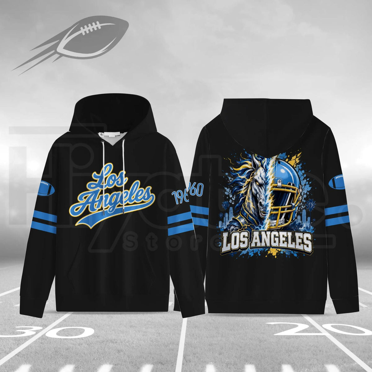 Unisex Football City Graphic Hoodie – Hometown Sports Pullover