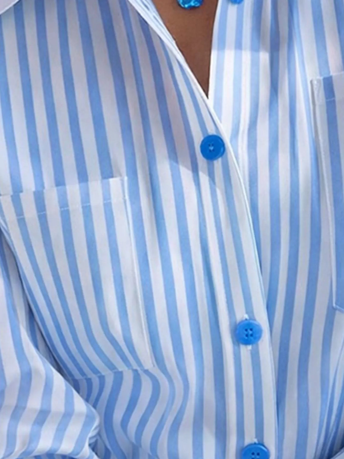 Striped Button-Down Shirt