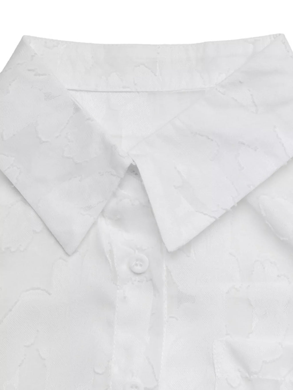Sheer Button-Down Shirt