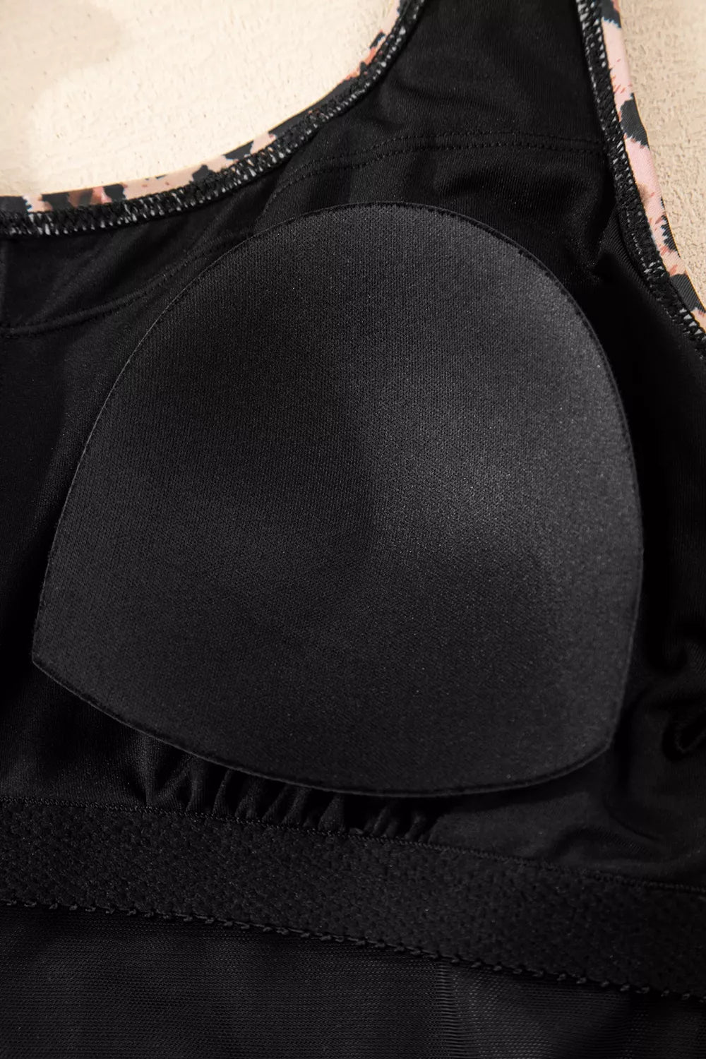 Mesh Patchwork V Neck Half Sleeve Bodycon One Piece Swimwear