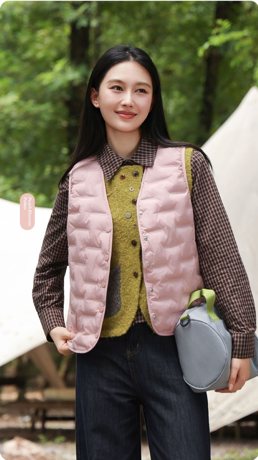 Down-filled Vest For Outdoor Wear Waterproof Womens Waistcoat