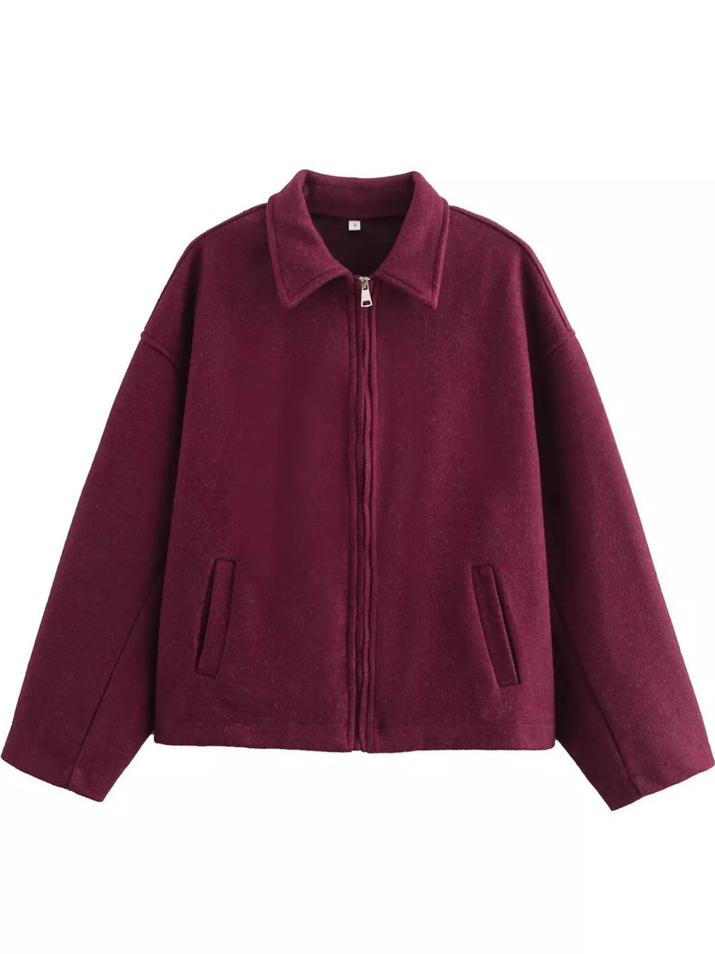 Zip Up Cropped Jacket