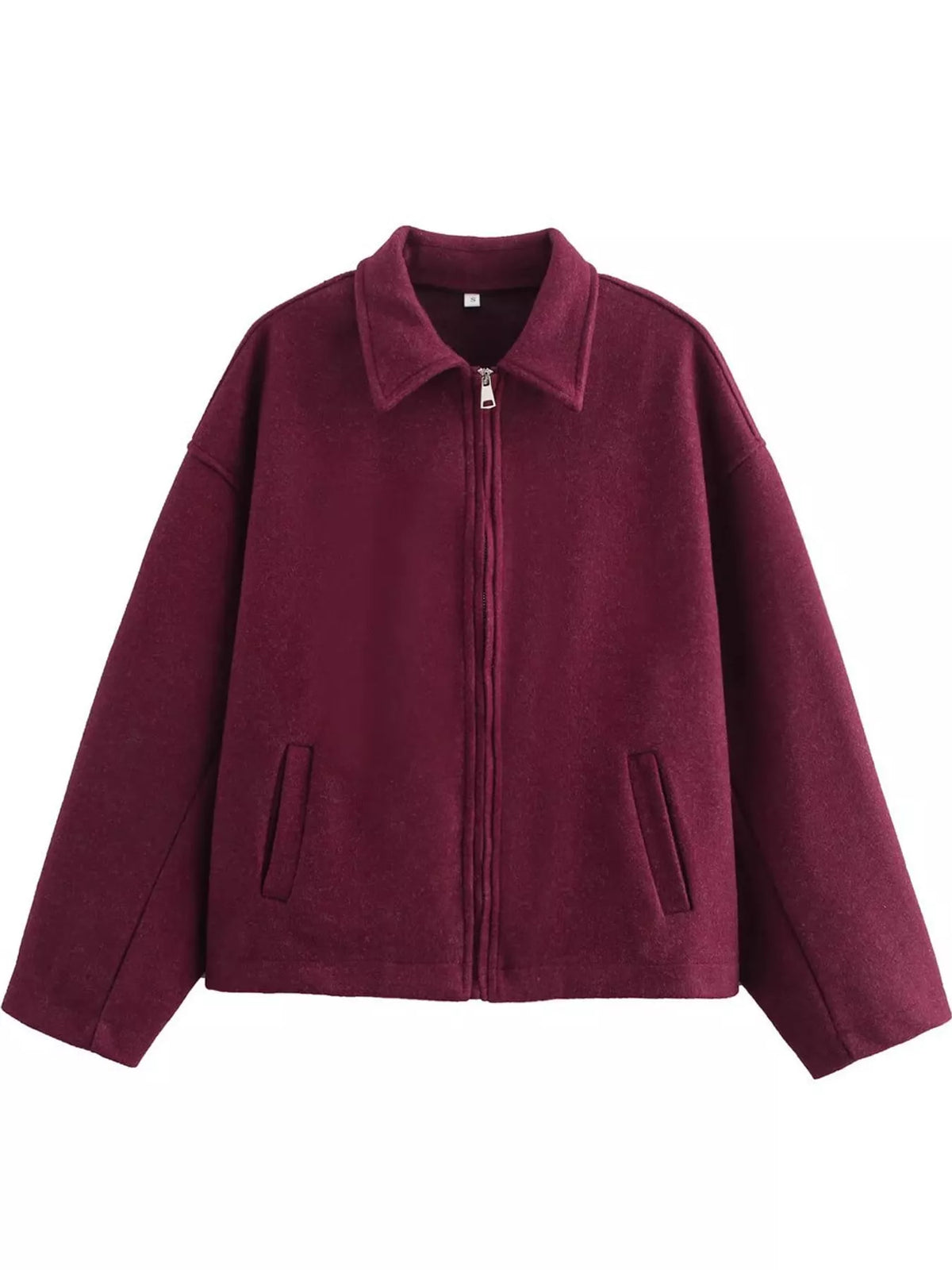 Zip Up Cropped Jacket