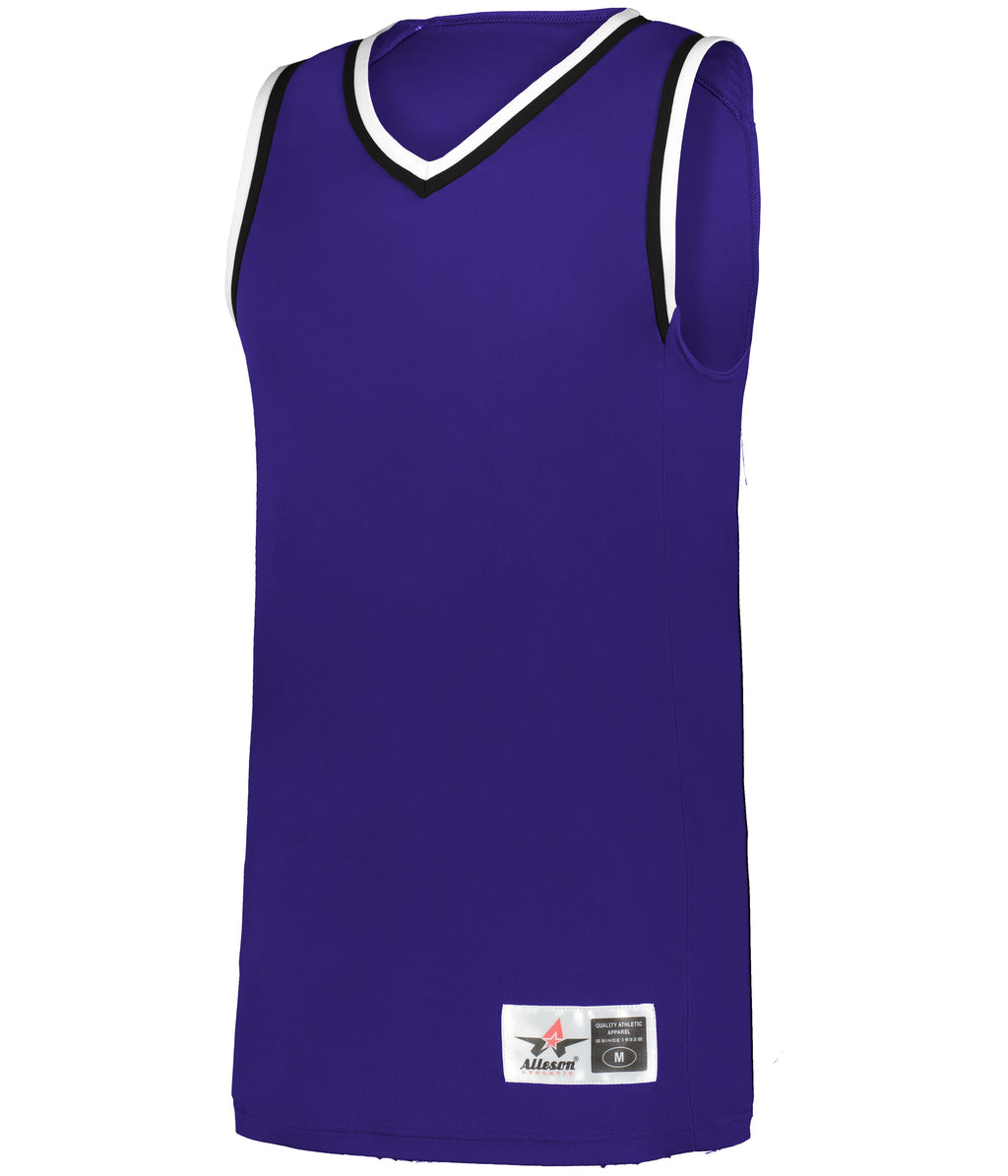 YOUTH RETRO BASKETBALL JERSEY - MOISTURE-WICKING