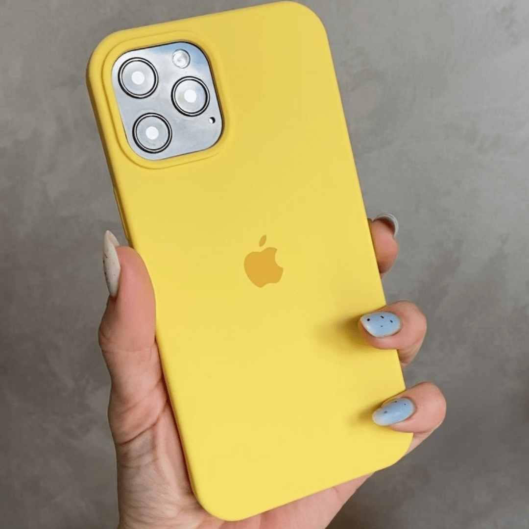 iPhone Silicone Case (Yellow)