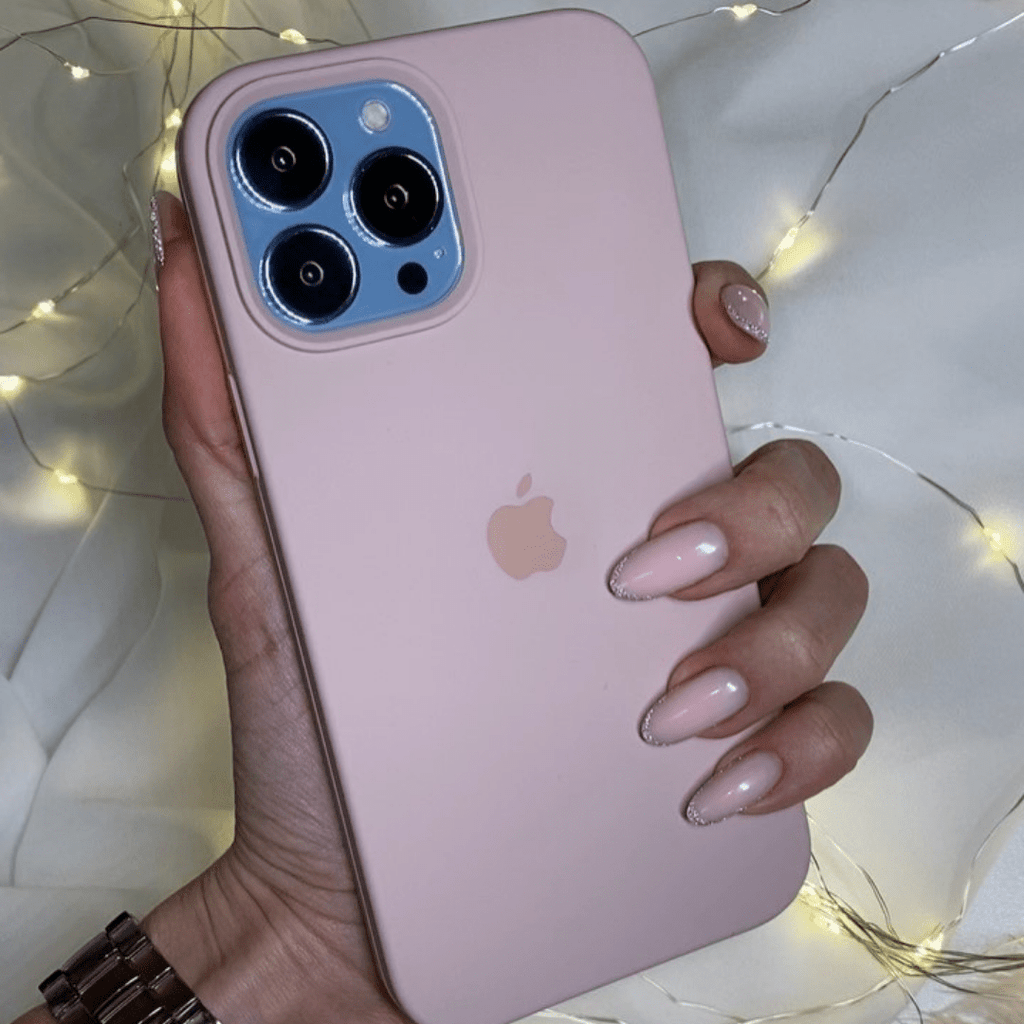iPhone Silicone Case (Pink Sand)