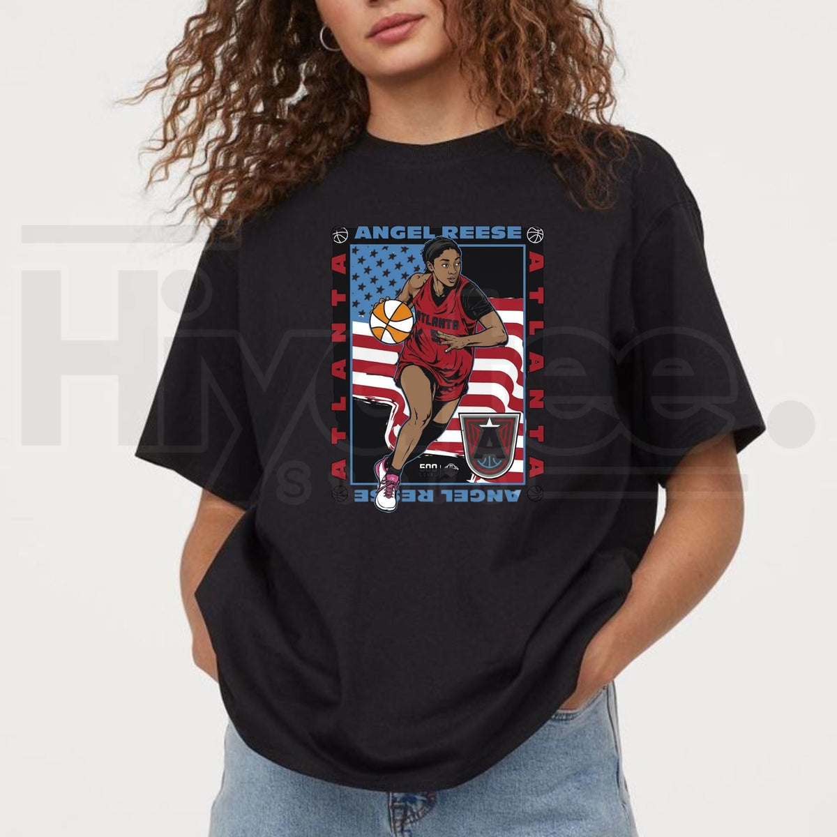 Angel Reese Atlanta Dream American Flag