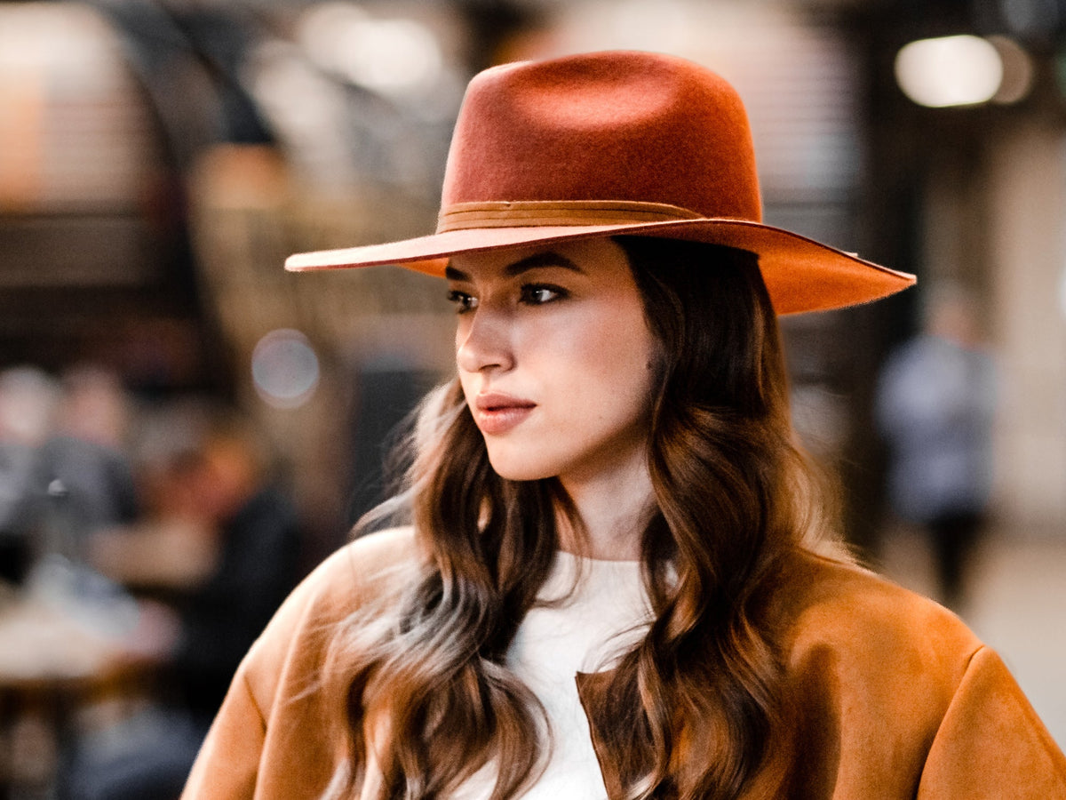 Lake Women's Wool Felt Fedora