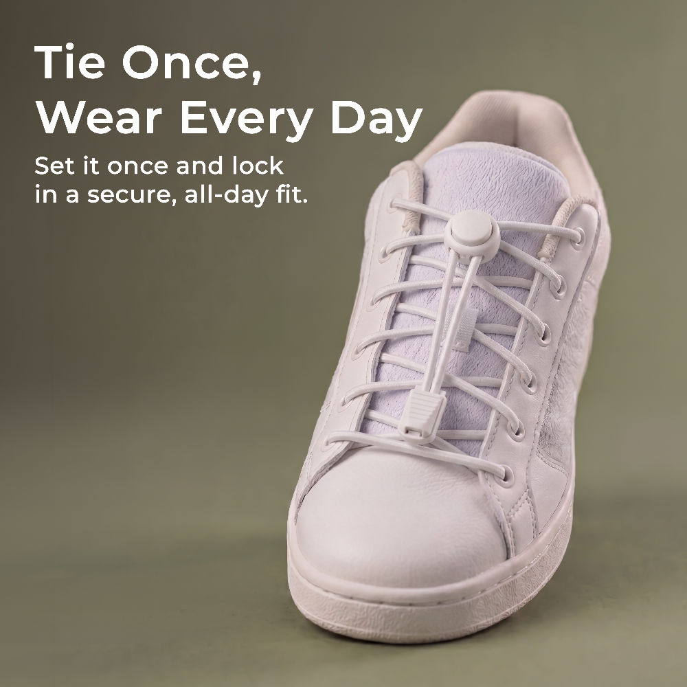 Bread No-Tie Elastic Shoelaces