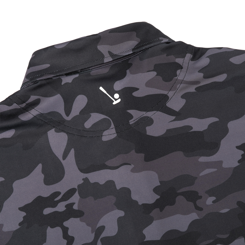 Black Camo Men's Polo