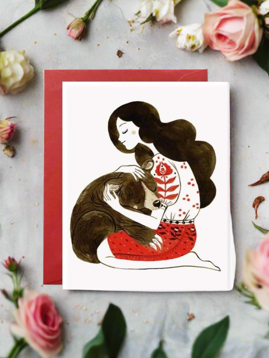 Bear Hugs Greeting Card