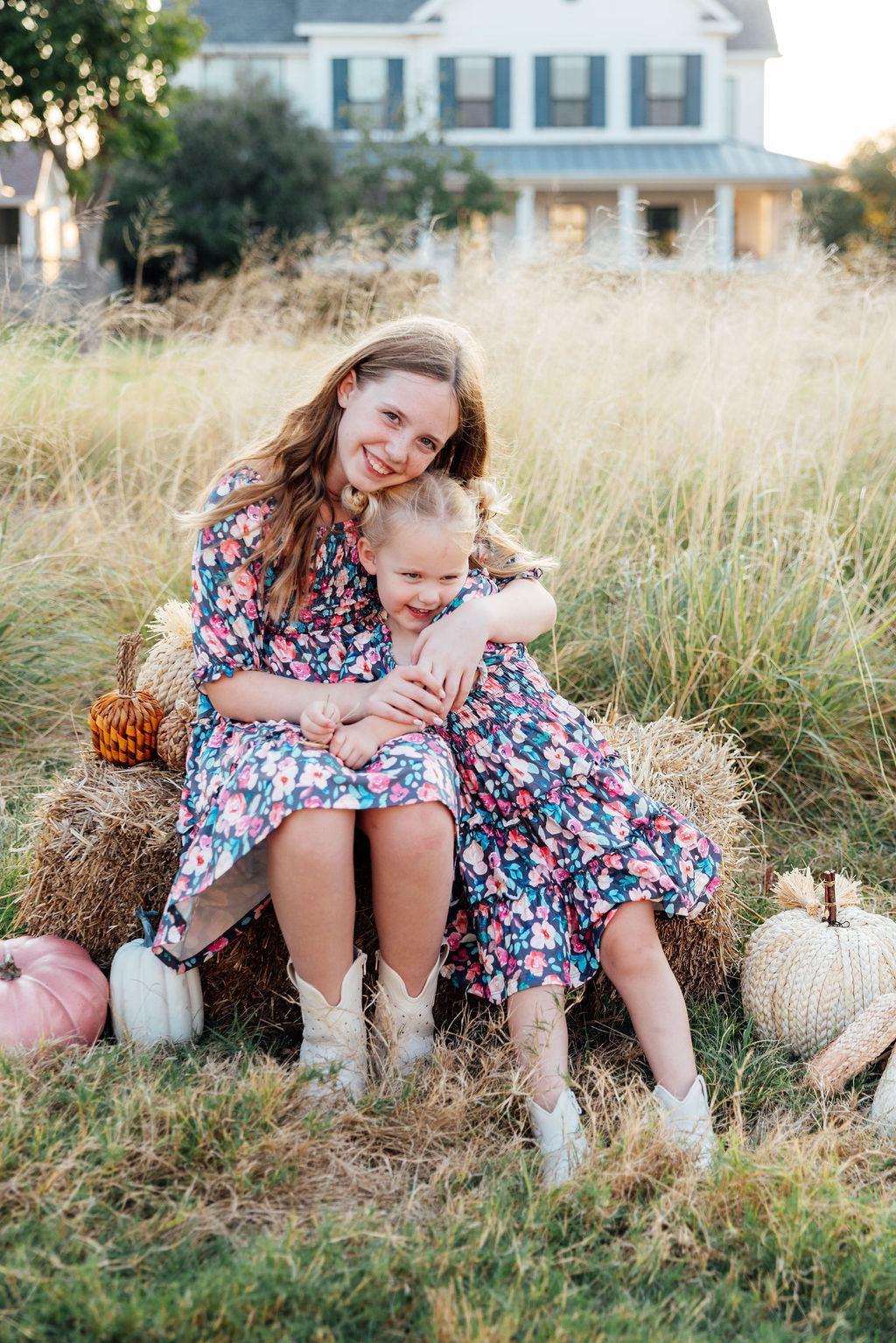 Beauty in Bloom Smocked Ruffle Dress