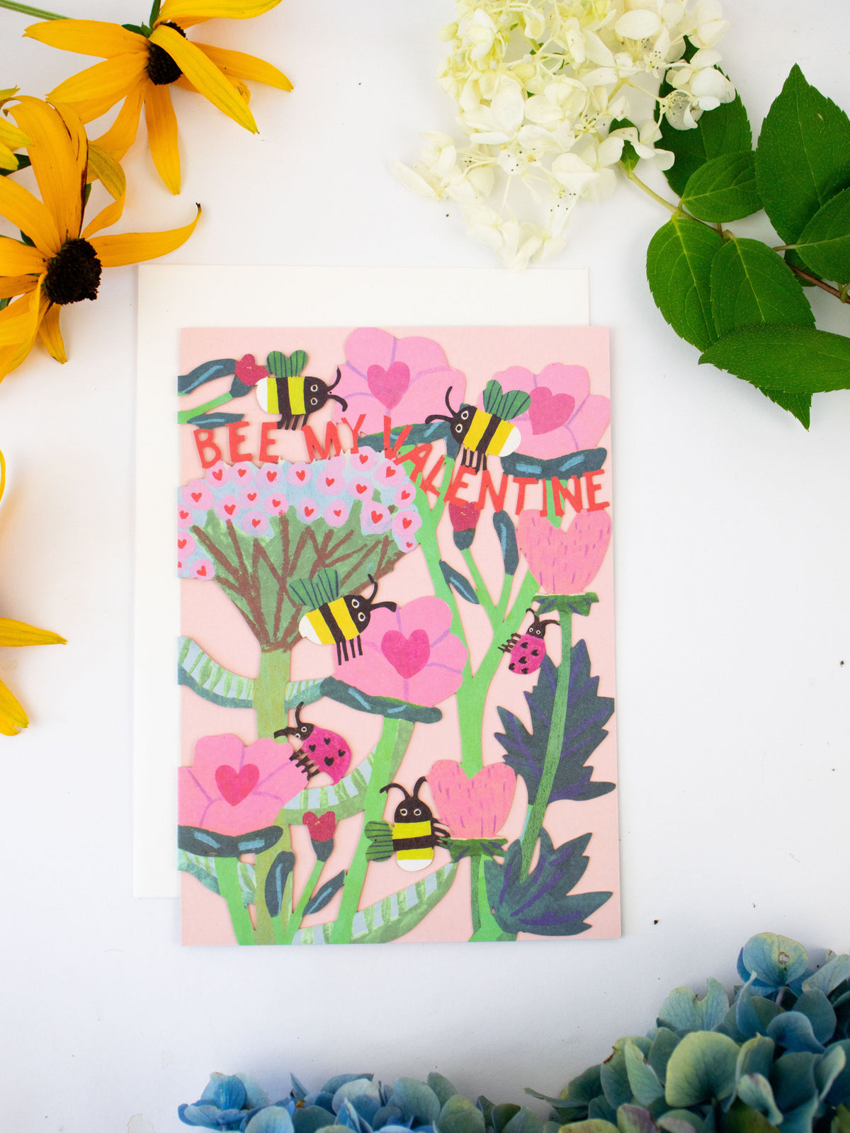 Bee My Valentine Lasercut Card