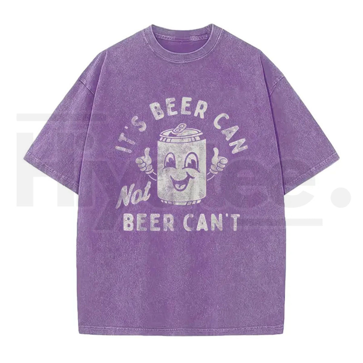 "Beer Can Not Beer Can't" Funny Pun T-Shirt – 180g Optimistic Graphic Tee
