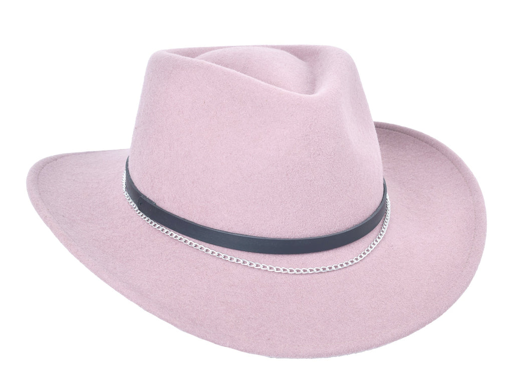 Outdoor Merino Wool for Woman Felt Hat Cattle Queen