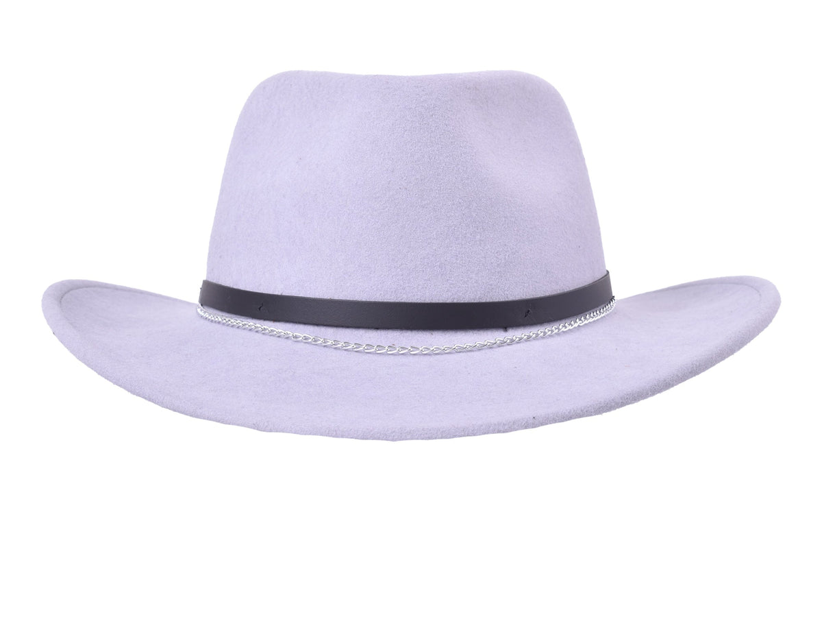 Outdoor Merino Wool for Woman Felt Hat Cattle Queen