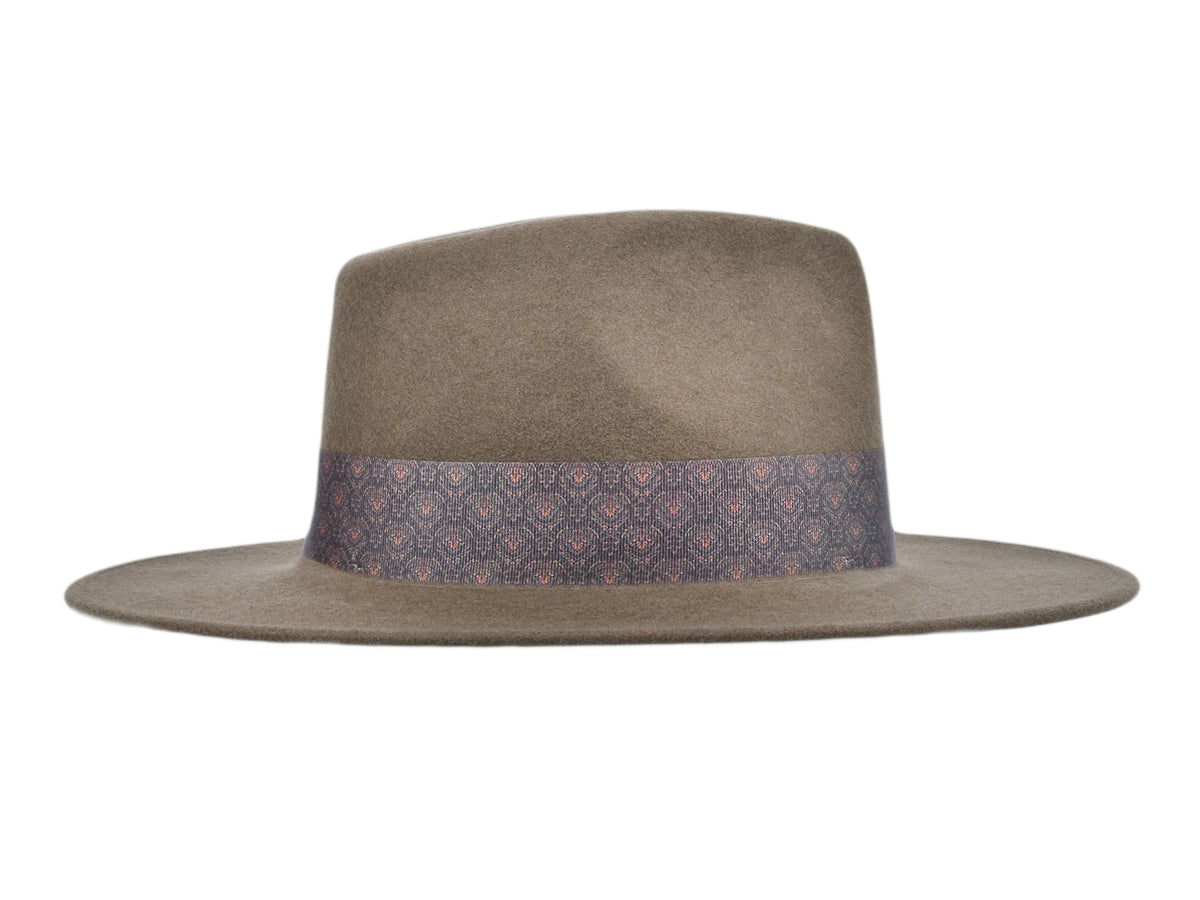 Wool Felt Flat Brim Hat Trendly Gypsy